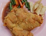 Foto langkah ke 5 dari resep 28. Chicken katsu with sauce balckpapper.