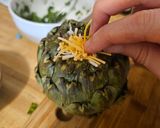 鹽焗朝鮮薊 Salt-Baked Artichokes的食譜步驟4照片