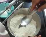 A picture of step 2 of Chocolate pancakes.