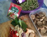 Foto langkah ke 1 dari resep Tumis Baby Buncis Bakso (Menu Sahur Simpel).