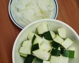Cukkinis, fűszeres csirkemáj recept fázis 1 fotója