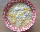 รูปขั้นตอนการทำที่ 4 ของ ซุปข้าวโพดข้าวโอ๊ตไข่ขาว