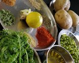 A picture of step 1 of Pin Wheel Samosa.