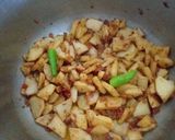 A picture of step 5 of Alo waray😋😋.