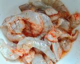 A picture of step 2 of Bánh Hỏi Shrimp Rolls.