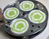 Designer Spinach Swirl Idli recipe step 1 photo