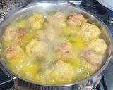 Foto del paso 4 de la receta Potaje de garbanzos con buñuelos de bacalao
