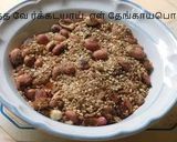 A picture of step 4 of Brinjal masala biryani (vangi Bath in kannada).