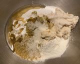A picture of step 2 of Radhaballavi (stuffed puris).