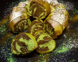 Foto del paso 6 de la receta: Bizcocho marmolado de chocolate y té verde Matcha 😋