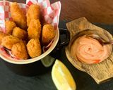 A picture of step 4 of Halloumi Fries.
