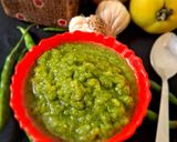 हरे टमाटर की चटनी (hare tamatar ki chutney recipe in Hindi) रेसिपी चरण 5 फोटो