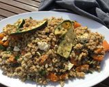 A picture of step 5 of Roasted butternut squash with feta and pearl barley #salad.