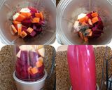 A picture of step 2 of Apple, Beetroot And Carrot Juice.