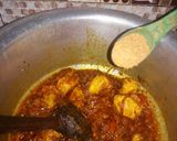 A picture of step 6 of Chicken daal.