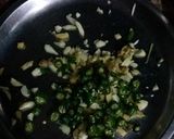 A picture of step 2 of Sarso palak ka saag.