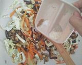 A picture of step 3 of Vegetables Spring Rolls.