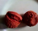 Foto langkah ke 5 dari resep Bolu sakura omudah,lembut,mekrok (tanpa telur,tanpa mixer).