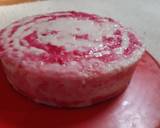 Miss Ria Khairiyah's Puding Roti Tawar Zebra-in pink recipe step 4 photo
