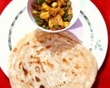 A picture of step 15 of Malabar Parotta.