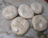 A picture of step 2 of Ajwain puri.