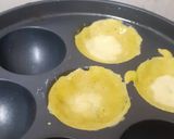 A picture of step 3 of Healthy & Protein Rich Pizza Cups -- an after school snack For Kids.