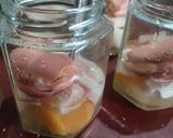 Foto langkah ke 3 dari resep Pudding Strawberry dalam Stoples (In Jar).