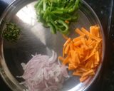A picture of step 2 of Roti noodles.