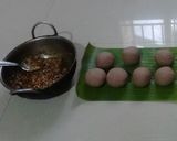 A picture of step 3 of Ragi Elu Modak/Finger Millet sesame seed modak.