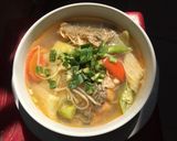 Hình bước làm 5 của món Canh chua cá chẽm