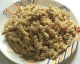 A picture of step 8 of Chicken Pasta.