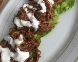 Foto del paso 1 de la receta: Tostadas de pollo con mole