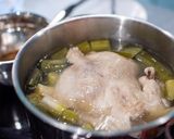 A picture of step 6 of Korean chicken hotpot.