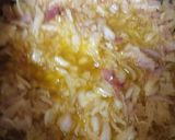 A picture of step 1 of Mutton palak gobhi.