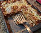 A picture of step 4 of Lasagna.