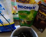 Foto langkah ke 1 dari resep Martabak Brownies Matcha (Tanpa Resting).