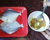 A picture of step 1 of Spicy Pomfret fry.