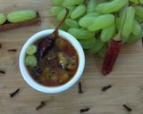 A picture of step 4 of Green Grapes Ki Khatti Meethi Sabzi / Chutney.