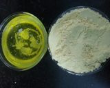 A picture of step 2 of Mysore Pak.