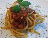 Foto del paso 5 de la receta: Espaguetis con salsa de tomate a la provenzal