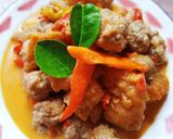 Foto langkah ke 6 dari resep Sambal goreng kreni krecek (bola2 daging dan krecek).