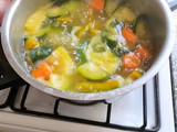 Sopa de verduras saludable