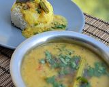 A picture of step 5 of Gujarati Drumsticks dal.