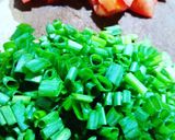 Hình bước làm 1 của món Bún riêu sườn non