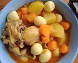 Foto langkah ke 4 dari resep Kare Ayam Sayur (Bumbu Instan).