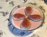 Une image de l'étape 6 de Crèmes roses au jus de pêches de vigne et agar agar (guimauves skull).