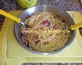 A picture of step 3 of Easter Monday Spaghetti Frittata.