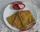 A picture of step 8 of Cabbage paratha.