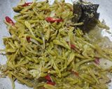 Foto langkah ke 3 dari resep Tumis Bunga Pepaya.