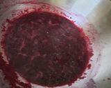 A picture of step 4 of Beetroot Hummus Breakfast Toast.